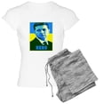 thumbnail image 1 of CafePress - Ukrainian President Zelenskyy Ukraine Flag Pajamas - Women's Short Sleeve Print T-Shirt and Pants Light Cotton Pajama Set, 1 of 7