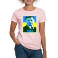 thumbnail image 1 of CafePress - Ukrainian President Zelenskyy Ukraine Flag T Shirt - Women's Classic T-Shirt, 1 of 4