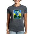 thumbnail image 1 of CafePress - Ukrainian President Zelenskyy Ukraine Flag T Shirt - Women's Traditional Fit Dark T-Shirt, 1 of 4