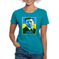 thumbnail image 1 of CafePress - Ukrainian President Zelenskyy Ukraine Flag T Shirt - Womens Tri-blend T-Shirt, 1 of 4