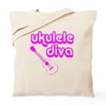 thumbnail image 1 of CafePress - Ukulele Diva Tote Bag - Unisex Canvas Tote Bag, Beige, 1-Piece, 1 of 6