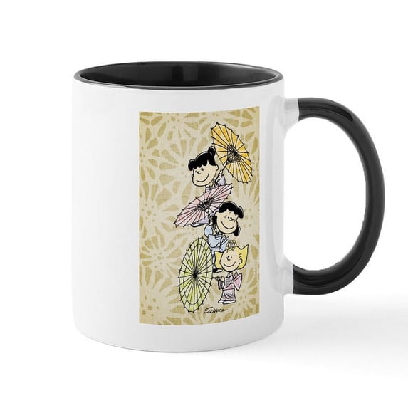 CafePress - Umbrella Girls - 11 oz Ceramic Mug - Novelty Coffee Tea Cup