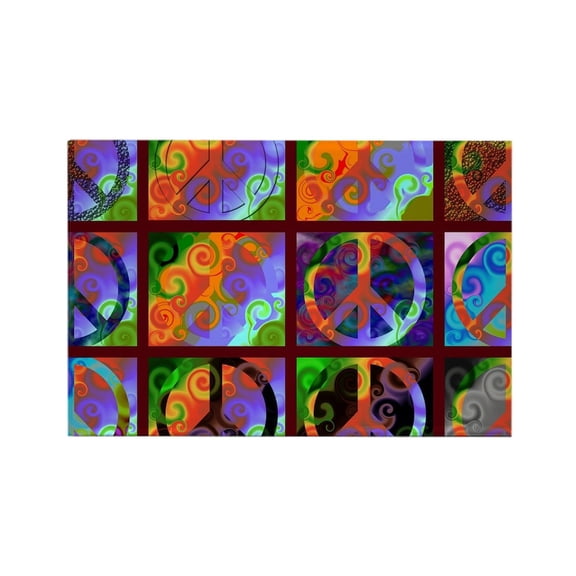 CafePress - Una Omnium Pace - Rectangle Magnet, 2"x3" Refrigerator Magnet