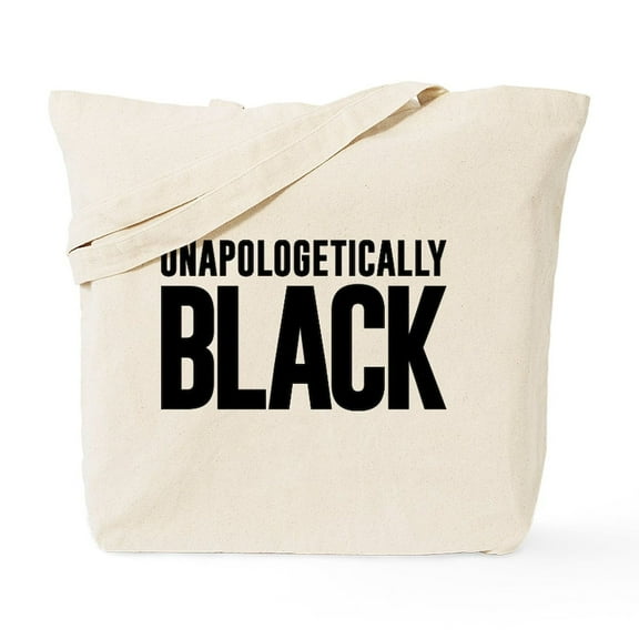 CafePress - Unapologetically Black Tote Bag - Unisex Canvas Tote Bag, Beige, 1-Piece
