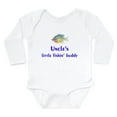 thumbnail image 1 of CafePress - Uncles Little Fishin Buddy Body Suit - Long Sleeve Cotton Baby Bodysuit, 1 of 4