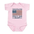 thumbnail image 1 of CafePress - Undefeated World War Champs Infant Bodysuit - Baby Light Bodysuit, Size Newborn - 24 Months, 1 of 4