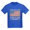 thumbnail image 1 of CafePress - Undefeated World War Champs Kids Dark T Shirt - Dark T-Shirt Kids XS-XL, 1 of 4