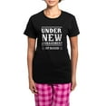 thumbnail image 1 of CafePress - Under New Management Just Married Pajamas - Women's Short Sleeve Print T-Shirt and Pants Dark Cotton Pajama Set, 1 of 7