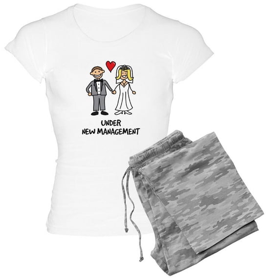 CafePress - Under New Management Wedd - Women's Light Pajamas