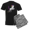 thumbnail image 1 of CafePress - Unicorn Cupcakes Men's Dark Pajamas - Men's Dark Loose Fit Cotton Pajama Set, 1 of 7