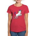 thumbnail image 1 of CafePress - Unicorn Cupcakes Women's Classic T Shirt - Women's Traditional Fit Dark T-Shirt, 1 of 4
