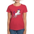 thumbnail image 1 of CafePress - Unicorn Cupcakes Women's Classic T Shirt - Women's Traditional Fit Dark T-Shirt, 1 of 4
