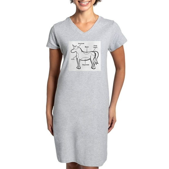 CafePress - Unicorn Parts - Women's Nightshirt