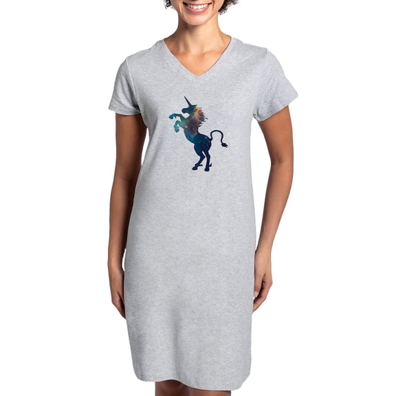 CafePress - Unicorn Space Pattern - Women's Nightshirt
