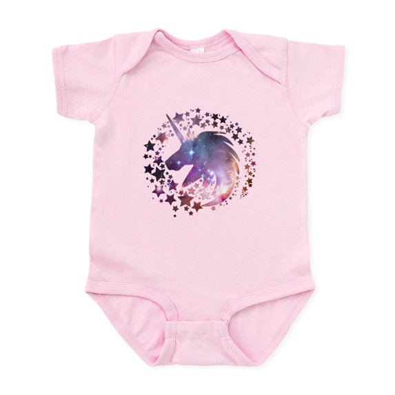 CafePress - Unicorn Universe Body Suit - Baby Light Bodysuit, Size Newborn - 24 Months