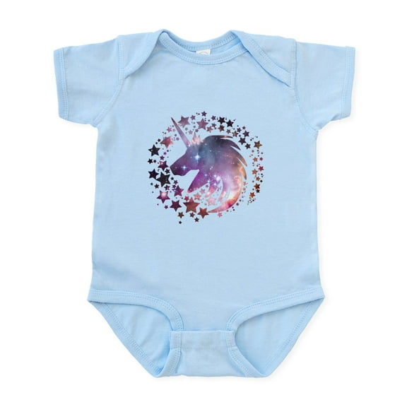 CafePress - Unicorn Universe Body Suit - Baby Light Bodysuit, Size Newborn - 24 Months