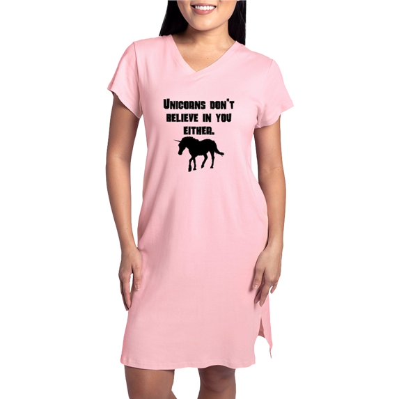 CafePress - Unicorns Dont Believe In You Either Women's Nights - Women's Nightshirt
