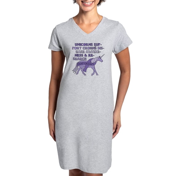 CafePress - Unicorns Support Crohn's Diseas - Women's Nightshirt