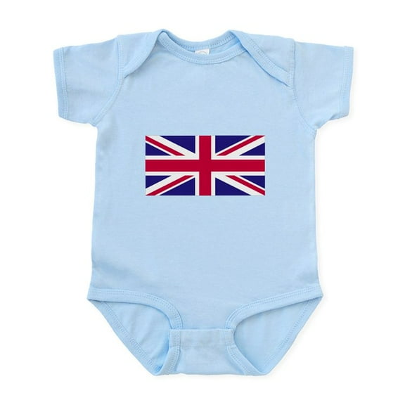 CafePress - Union Jack Body Suit - Baby Light Bodysuit, Size Newborn - 24 Months