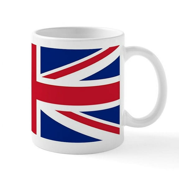 CafePress - Union Jack, British Tea Mug - 11 oz Ceramic Mug - Novelty Coffee Tea Cup