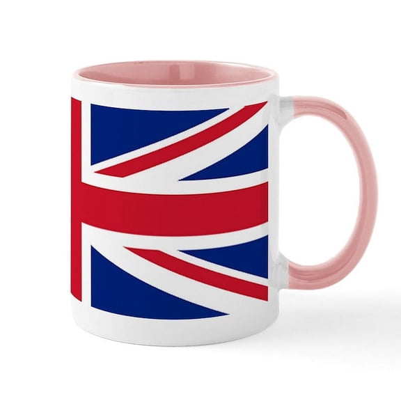 CafePress - Union Jack, British Tea Mug - 11 oz Ceramic Mug - Novelty Coffee Tea Cup