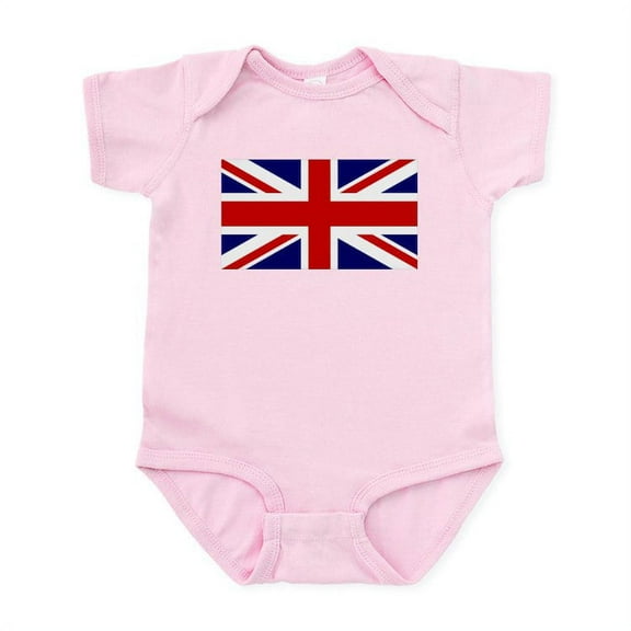 CafePress - Union Jack Flag Of The United King Infant Bodysuit - Baby Light Bodysuit, Size Newborn - 24 Months