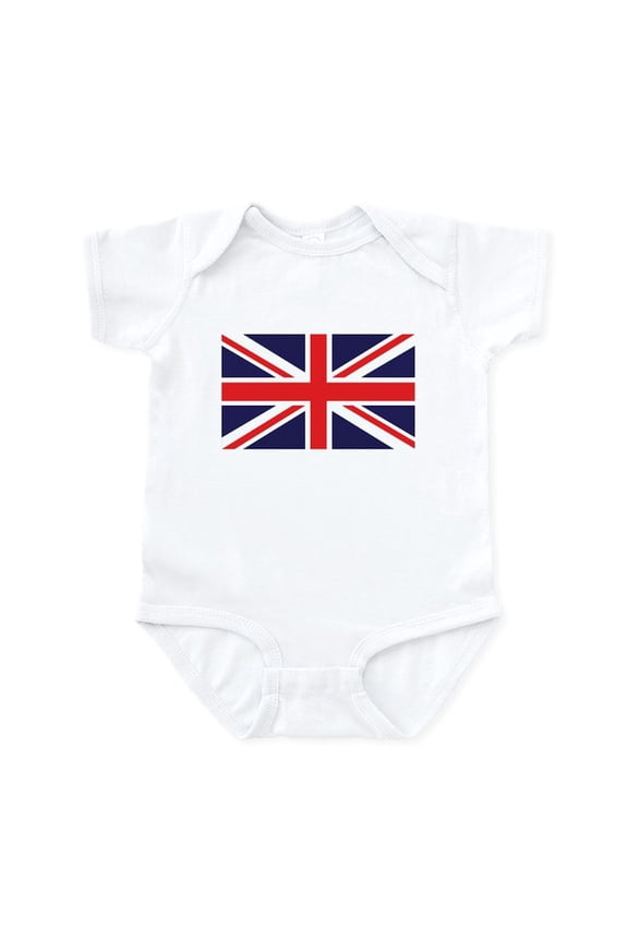 - Union Jack Infant Bodysuit - Baby Light Bodysuit, Size Newborn - 24 Months