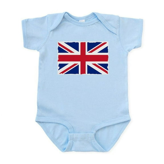 CafePress - Union Jack Infant Bodysuit - Baby Light Bodysuit, Size Newborn - 24 Months