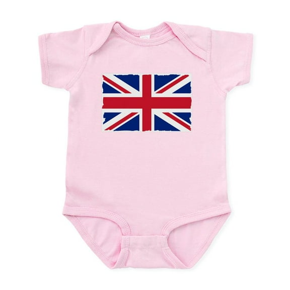 CafePress - Union Jack Infant Bodysuit - Baby Light Bodysuit, Size Newborn - 24 Months
