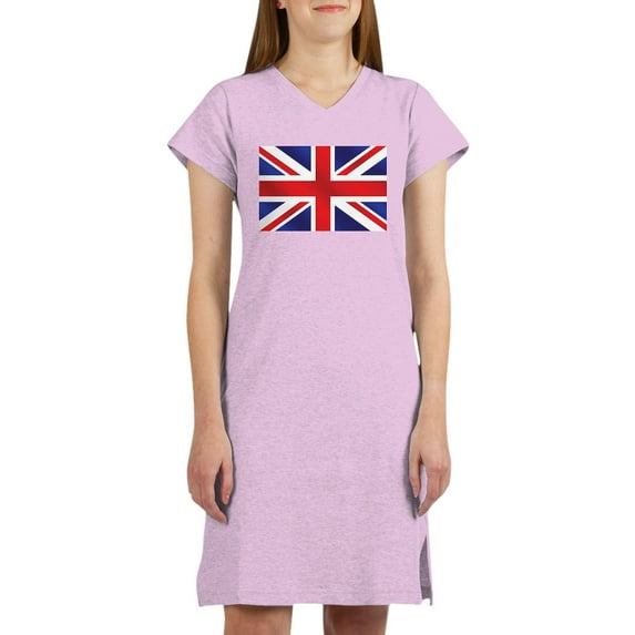 CafePress - Union Jack UK Flag T Shirt - Women's Nightshirt