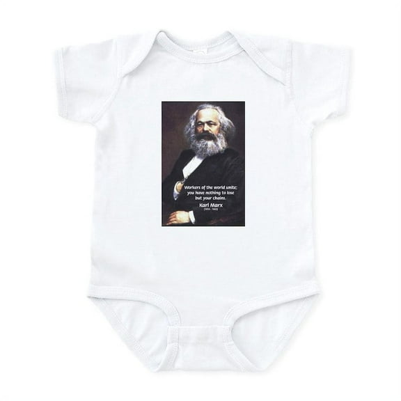 CafePress - Union Of Workers: Marx Infant Creeper - Baby Light Bodysuit, Size Newborn - 24 Months