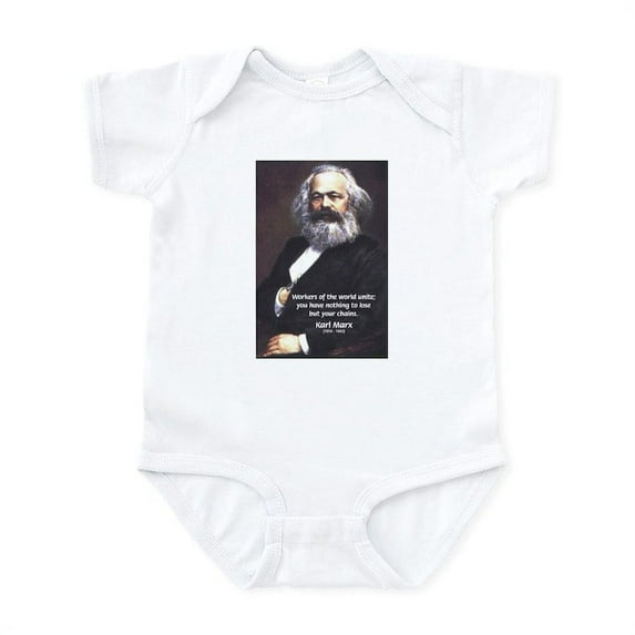 CafePress - Union Of Workers: Marx Infant Creeper - Baby Light Bodysuit, Size Newborn - 24 Months