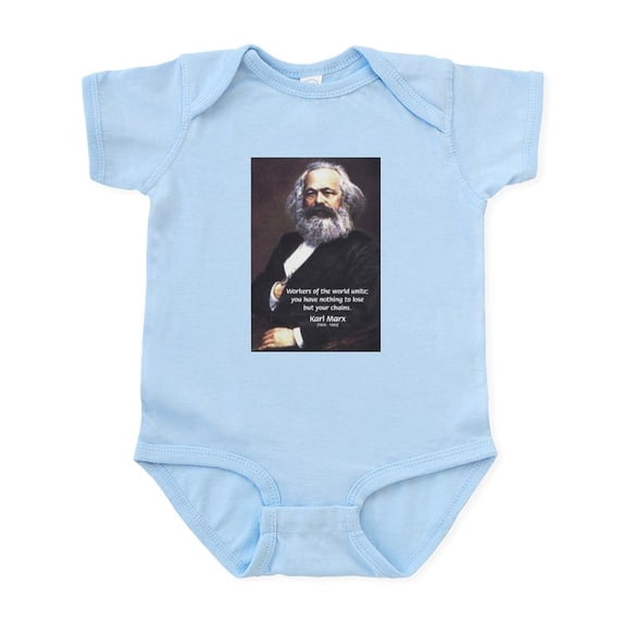 CafePress - Union Of Workers: Marx Infant Creeper - Baby Light Bodysuit, Size Newborn - 24 Months