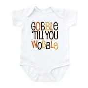 CafePress - Unique Funny Gobble Til You Wobble Body Suit - Baby Light Bodysuit, Size Newborn - 24 Months