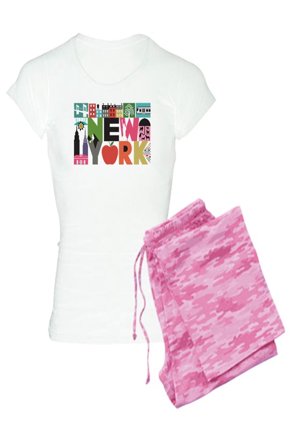 - Unique New York Block By Block Pajamas - Women's Light Pajamas