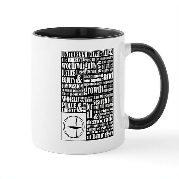 CafePress - Unitarian Universalist Principles Mug - 11 oz Ceramic Mug - Novelty Coffee Tea Cup