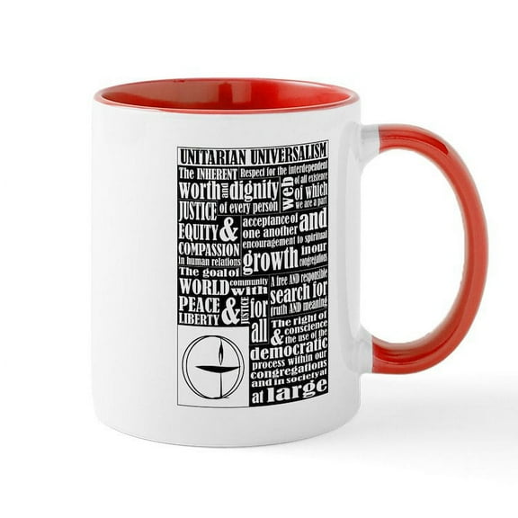 CafePress - Unitarian Universalist Principles Mug - 11 oz Ceramic Mug - Novelty Coffee Tea Cup