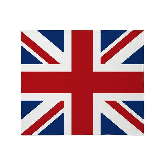 CafePress - United Kingdom Union Jack Flag Throw Blanket - Soft Fleece Throw Blanket, 50"x60" for All Ages