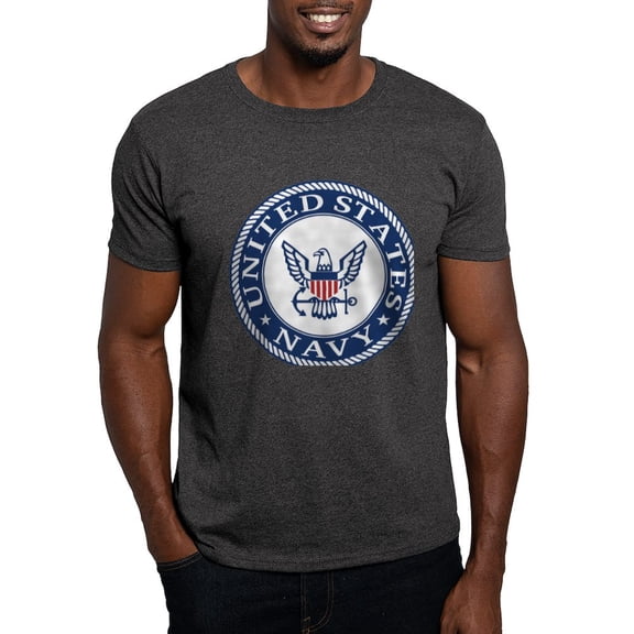 CafePress - United States Navy Dark T Shirt - Men's Classic Graphic Cotton T-Shirt