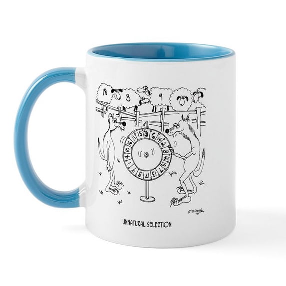 CafePress - Unnatural Selection Mug - 11 oz Ceramic Mug - Novelty Coffee Tea Cup