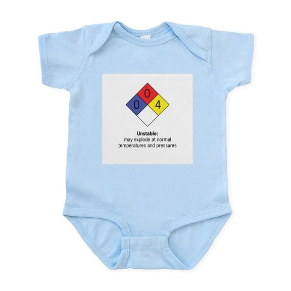 CafePress - Unstable Infant Bodysuit - Baby Light Bodysuit, Size Newborn - 24 Months