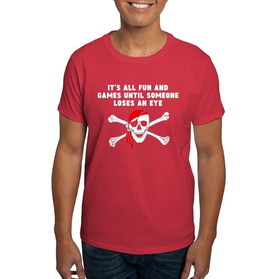 CafePress - Until Someone Loses An Eye T Shirt - Men's Classic Graphic Cotton T-Shirt