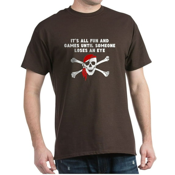 CafePress - Until Someone Loses An Eye T Shirt - Men's Classic Graphic Cotton T-Shirt