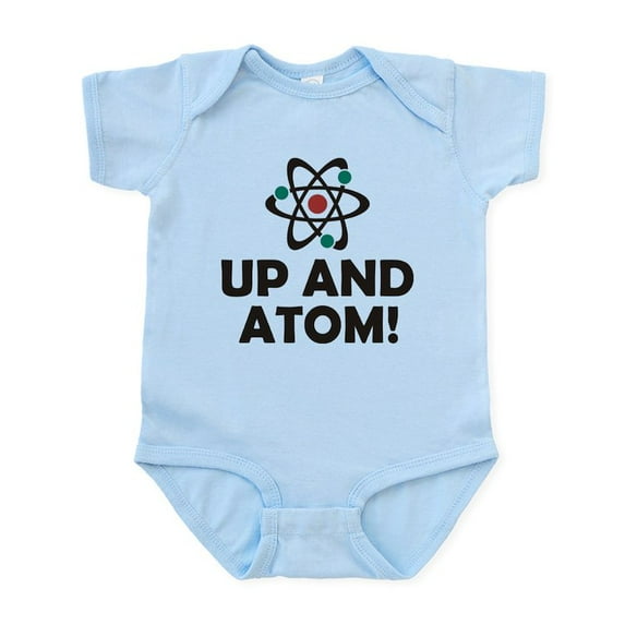 CafePress - Up And Atom Infant Bodysuit - Baby Light Bodysuit, Size Newborn - 24 Months