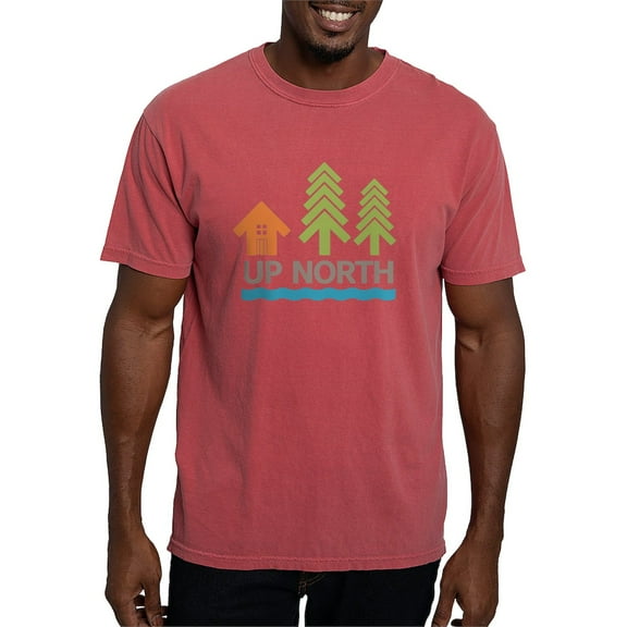 CafePress - Up North T Shirt - Mens Comfort Colors Shirt