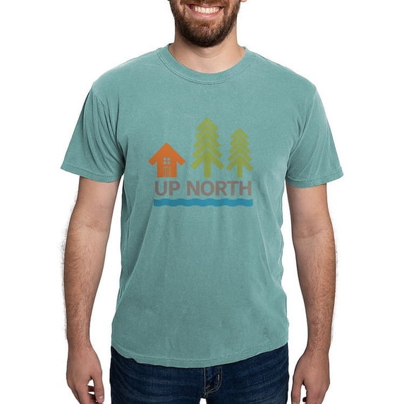 CafePress - Up North T Shirt - Mens Comfort Colors Shirt