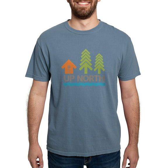CafePress - Up North T Shirt - Mens Comfort Colors Shirt
