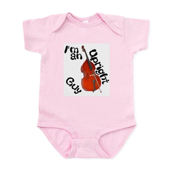 CafePress - Upright Guy Infant Bodysuit - Baby Light Bodysuit, Size Newborn - 24 Months