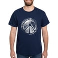 thumbnail image 1 of CafePress - Urban Peace Sign Sketch Dark T Shirt - Men's Classic Graphic Cotton T-Shirt, 1 of 4