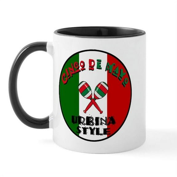 CafePress - Urbina Cinco De Mayo Mug - 11 oz Ceramic Mug - Novelty Coffee Tea Cup